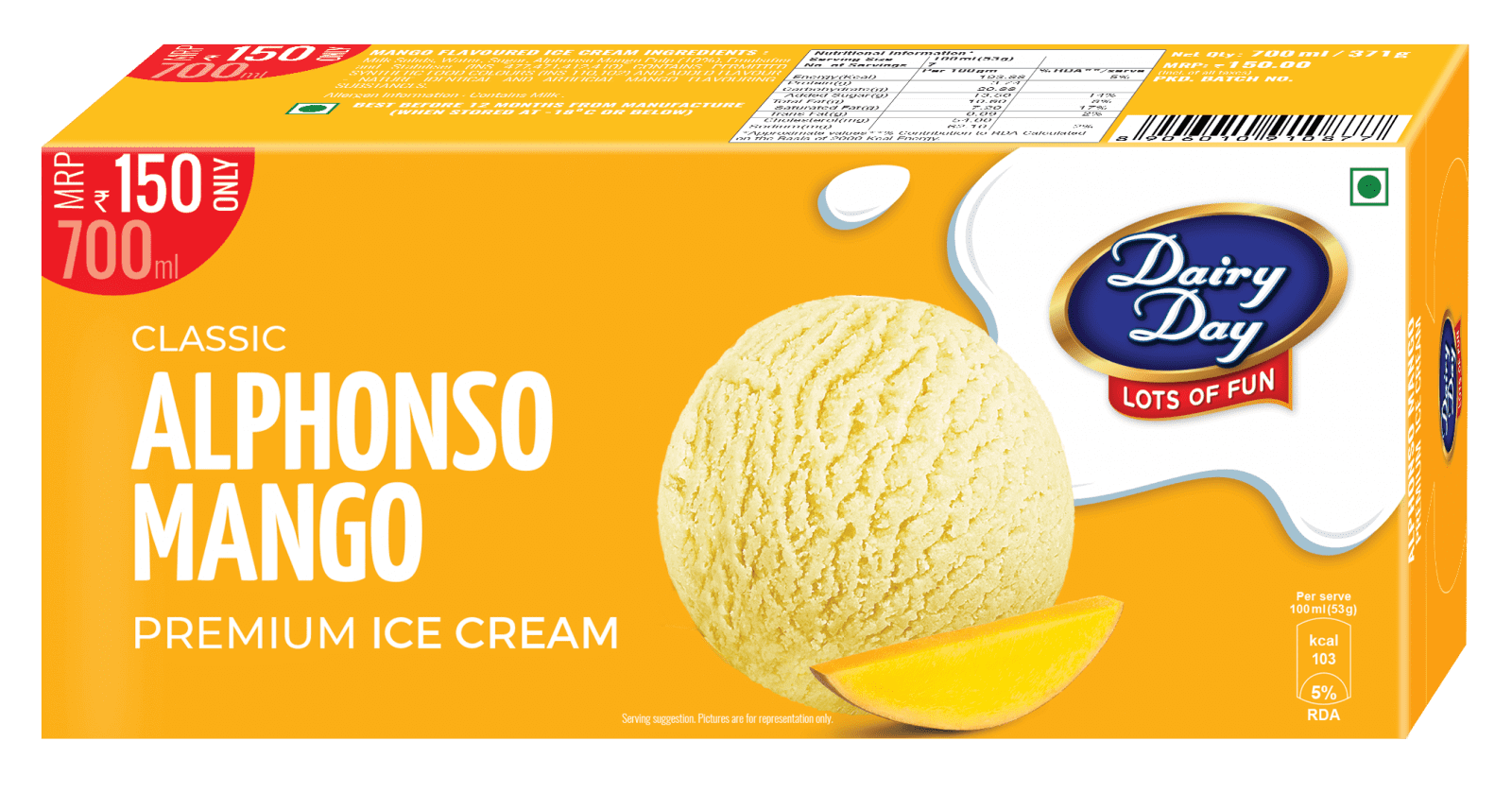Alphonso Mango Classic Pack 700ml